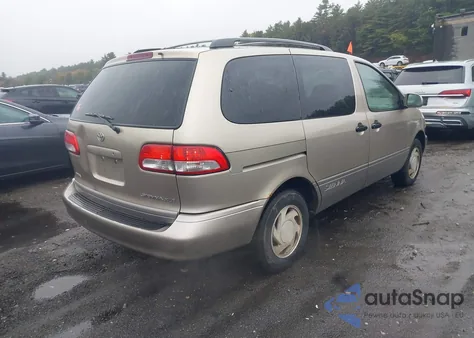 2002 Toyota Sienna Xle из США, поврежденный, VIN 4T3ZF13C42U435572